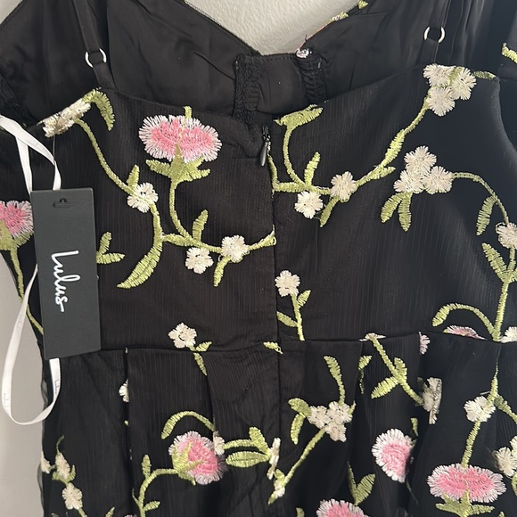 Lulus Floral Embroidered Mini Dress - Picture 9 of 9